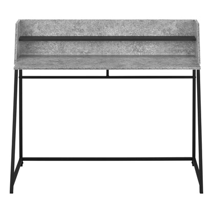 Computer Desk For Home Office, Laptop, Storage Shelves, Elegant Design - Gray