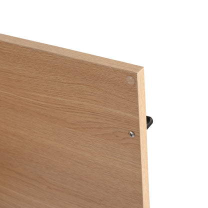 Bathroom Vanity With Resin Countertop Sink, 2 Doors Cabinet Set - Oak