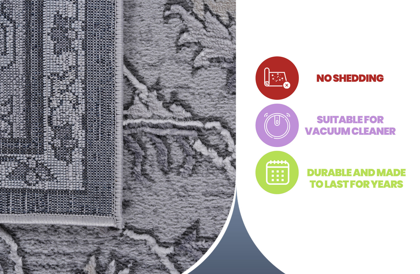 Marfi - 2' X 3' Abstract Area Rug - Gray / Multi