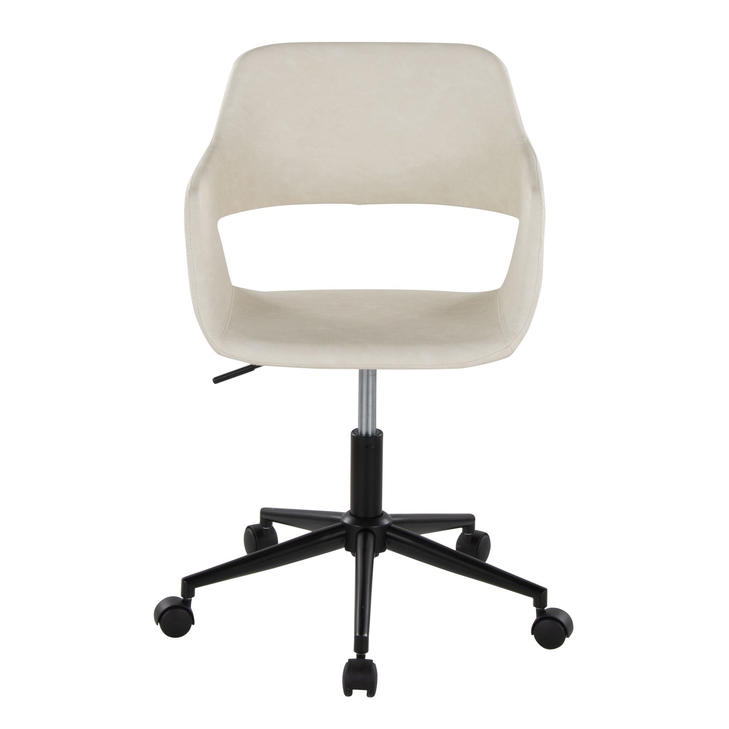 Margarite - Contemporary Task Chair - Black / Cream