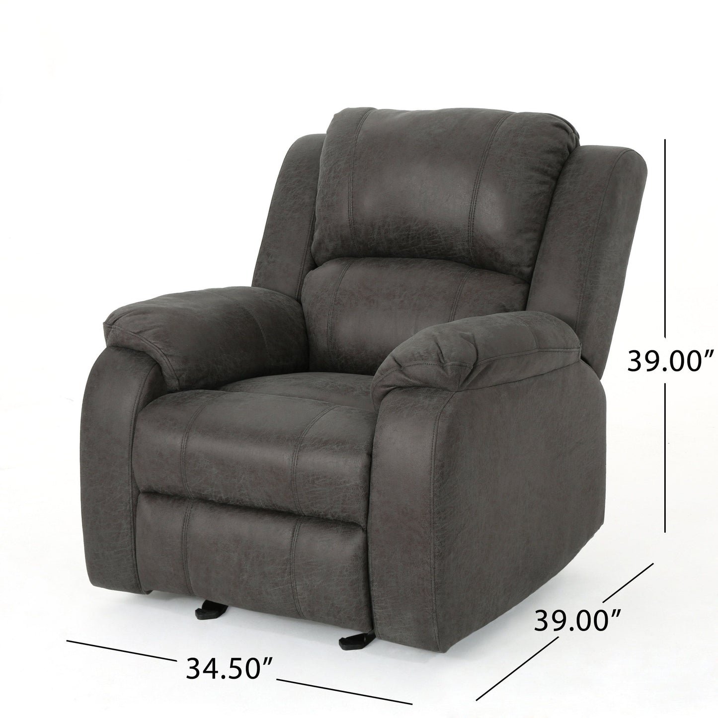 Manual Recliner Chair - Slate