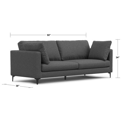Ava - Mid Century Sofa - Gray
