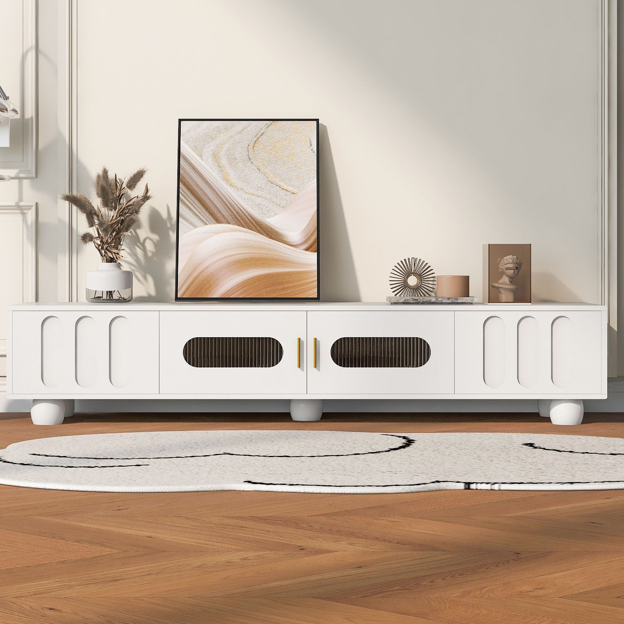 Modern TV Stand For TVs Up To 80