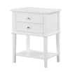 Newton - Stylish Contemporary Nightstand - White