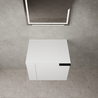 Modern 24" Bathroom Vanity, Suitable For Small Bathroom Spaces - White Oak