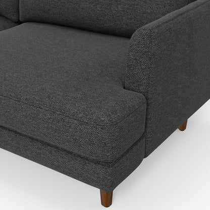 Livingston - Upholstered Sofa - Charcoal Gray