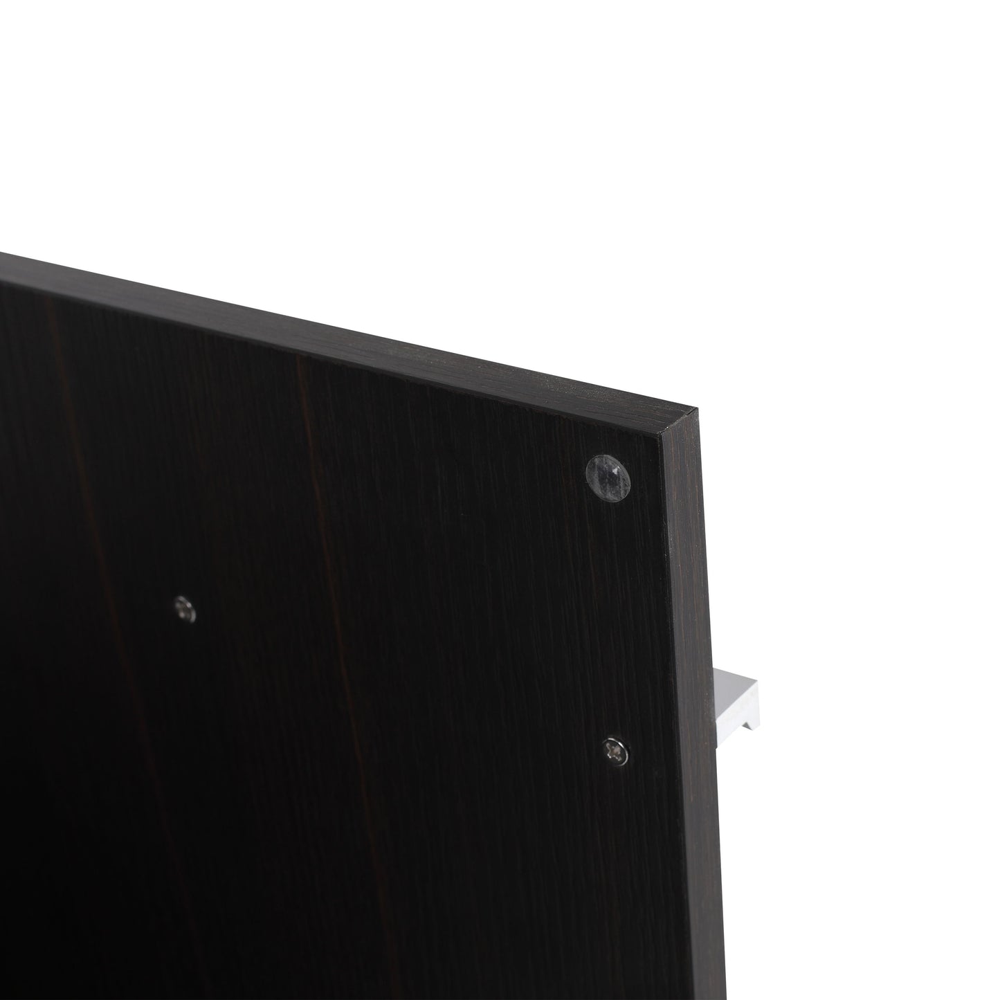 Modern Freestanding 30" Bathroom Vanity With Ceramic Sink, Soft Closing Doors Cabinet - Dark Oak