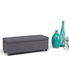 Castleford - Storage Ottoman - Slate Gray