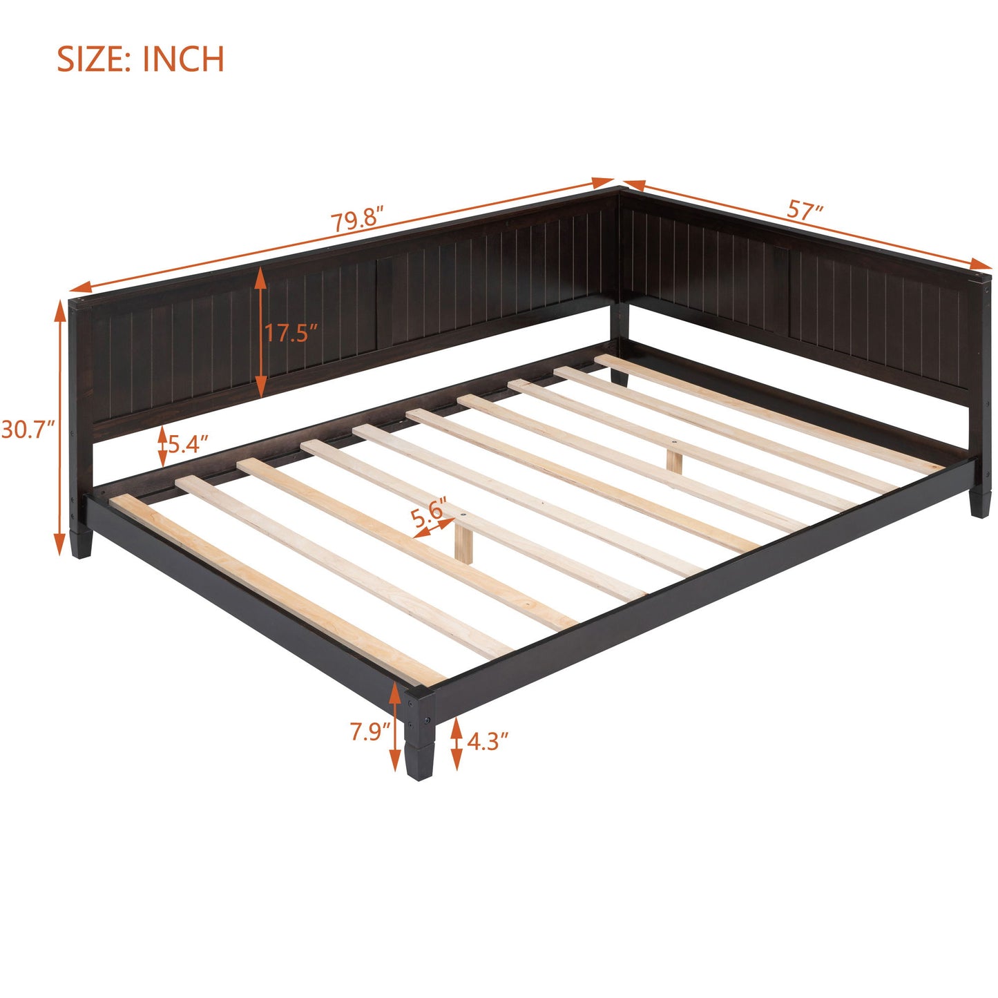 Full Size Daybed / Sofa Bed - Espresso