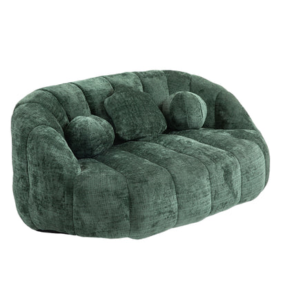 Bean Bag Sofa Lazy Sofa Durable Comfort Lounger High Back Bean Bag Chair Couch For Adults And Kids - Emerald