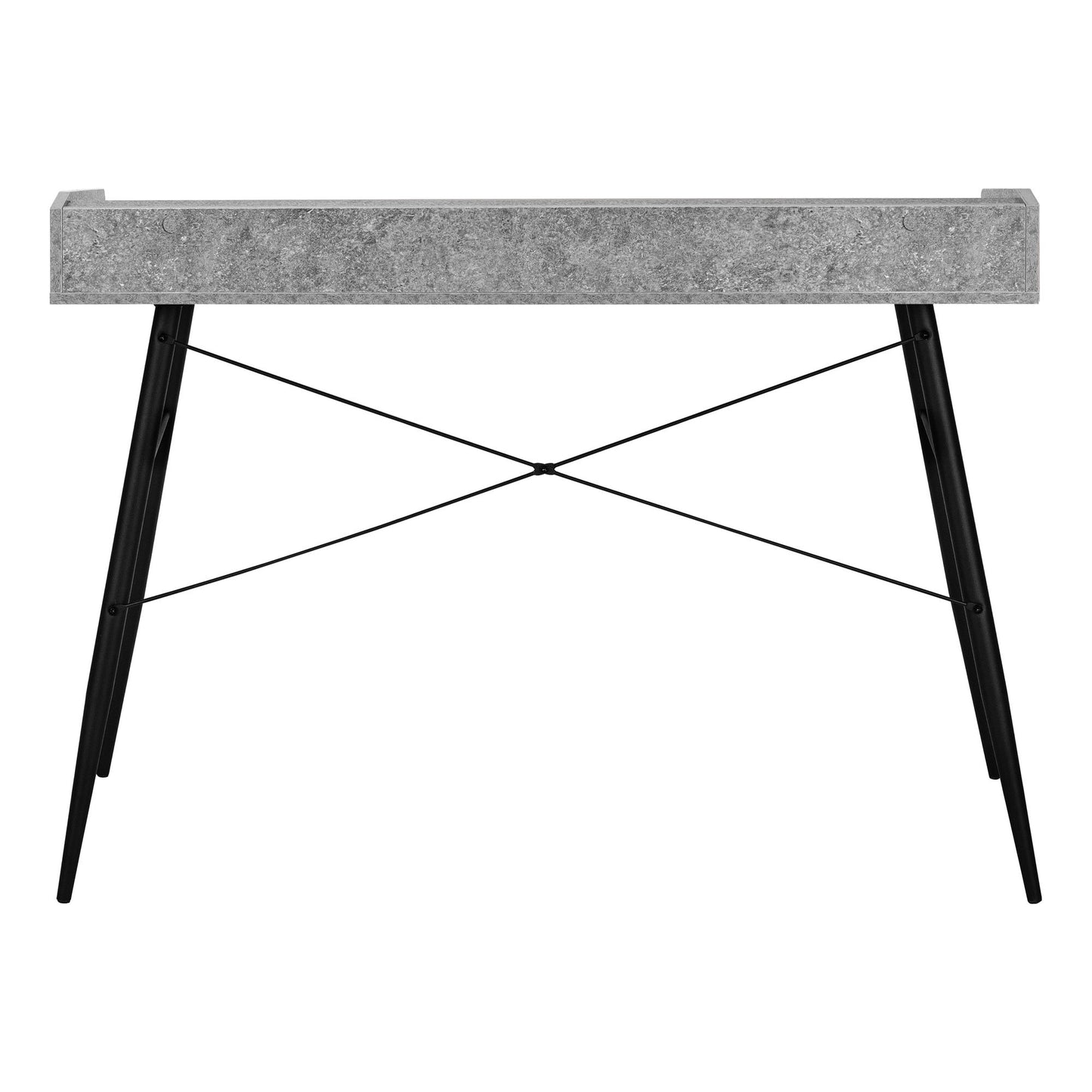 Computer Desk For Home Office, Laptop, Storage Shelves, Versatile Placement - Gray