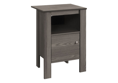 Accent Nightstands, Storage, Transitional - Gray