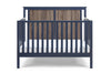 Connelly - 4 In 1 Convertible Crib - Midnight Blue / Vintage Walnut