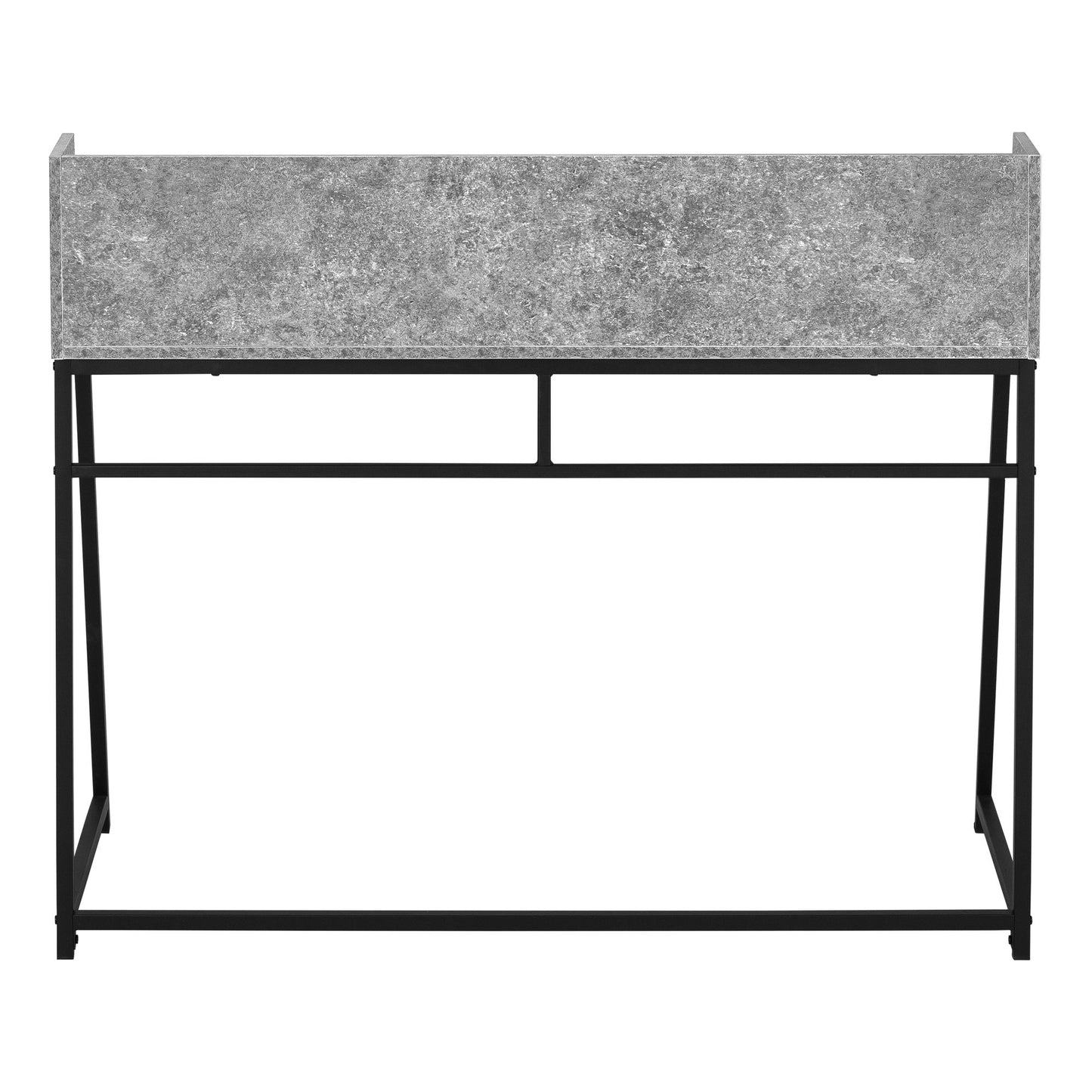 Computer Desk For Home Office, Laptop, Storage Shelves, Elegant Design - Gray