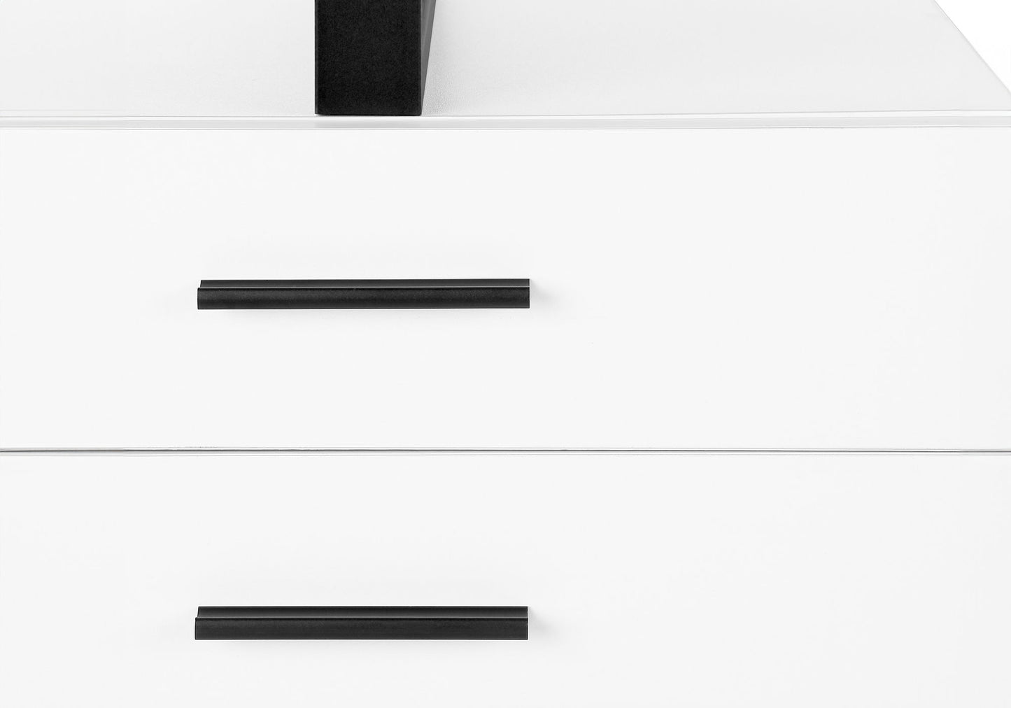 Computer Desk For Home Office, Laptop, Left Right Set - Up, Storage Drawers - White