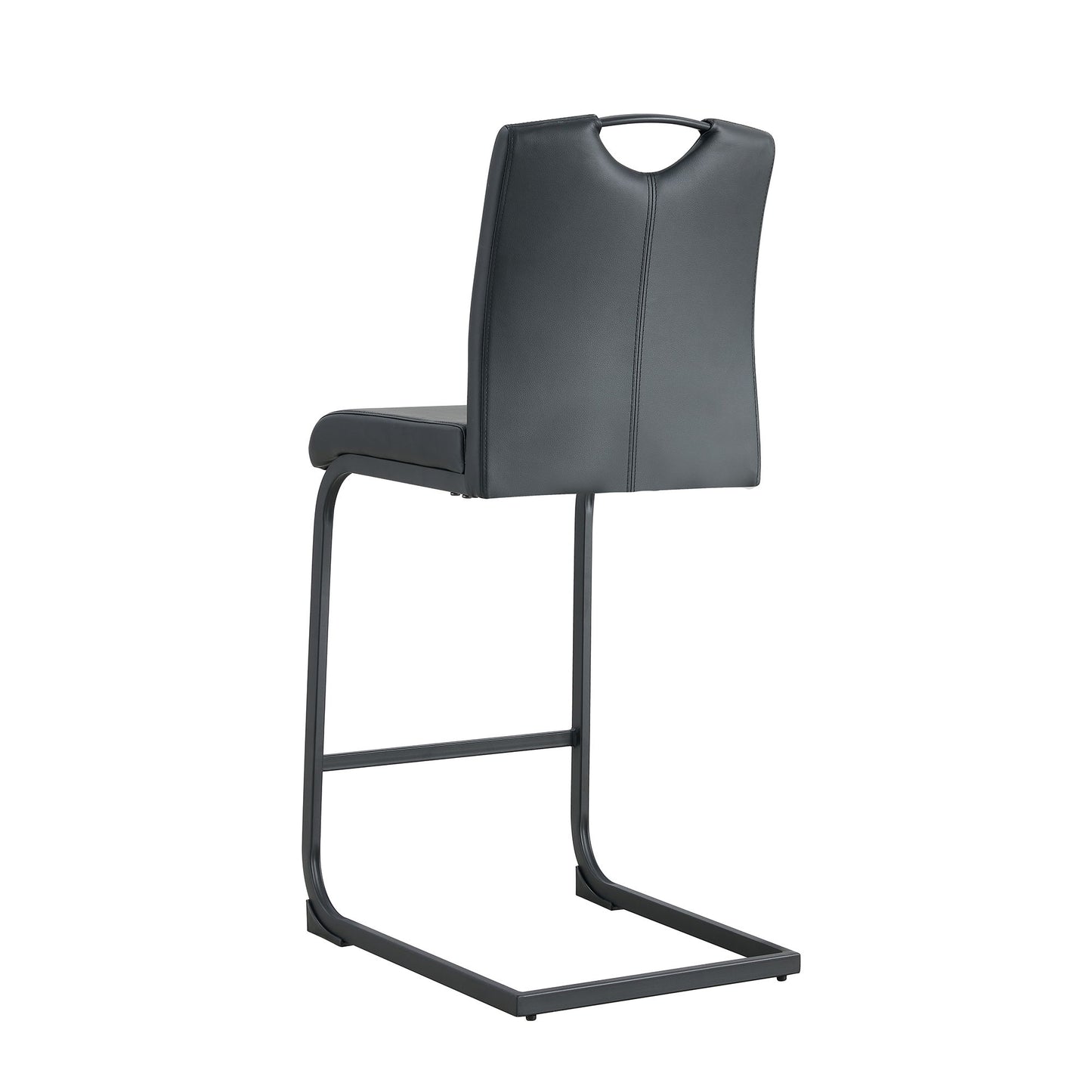 Chair Barstool Dining Counter Height Chair (Set of 2) - Black