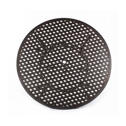 Round Dining Table - Dark Lava Bronze