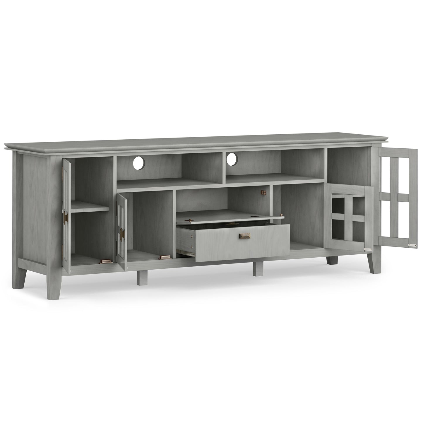 Artisan - TV Media Stand - Fog Gray