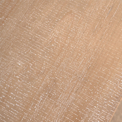Slim Console Table, Narrow Entryway Table With Bead Detail - Light Natural / Natural