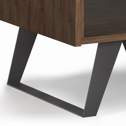 Lowry - End Table - Rustic Natural Aged Brown