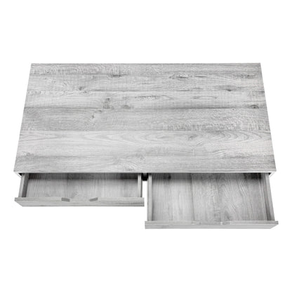 Computer Desk For Home Office, Laptop, 2 Storage Drawers, Contemporary And Modern - Gray