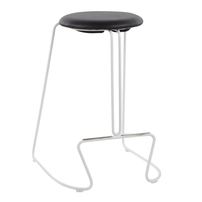Finn - Contemporary Counter Stool (Set of 2) - White / Black