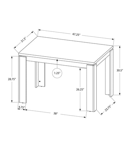 Rectangular Small Dining TableContemporary & Modern - Gray