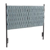 Braided Matisse - Queen Size Headboard - Black / Blue