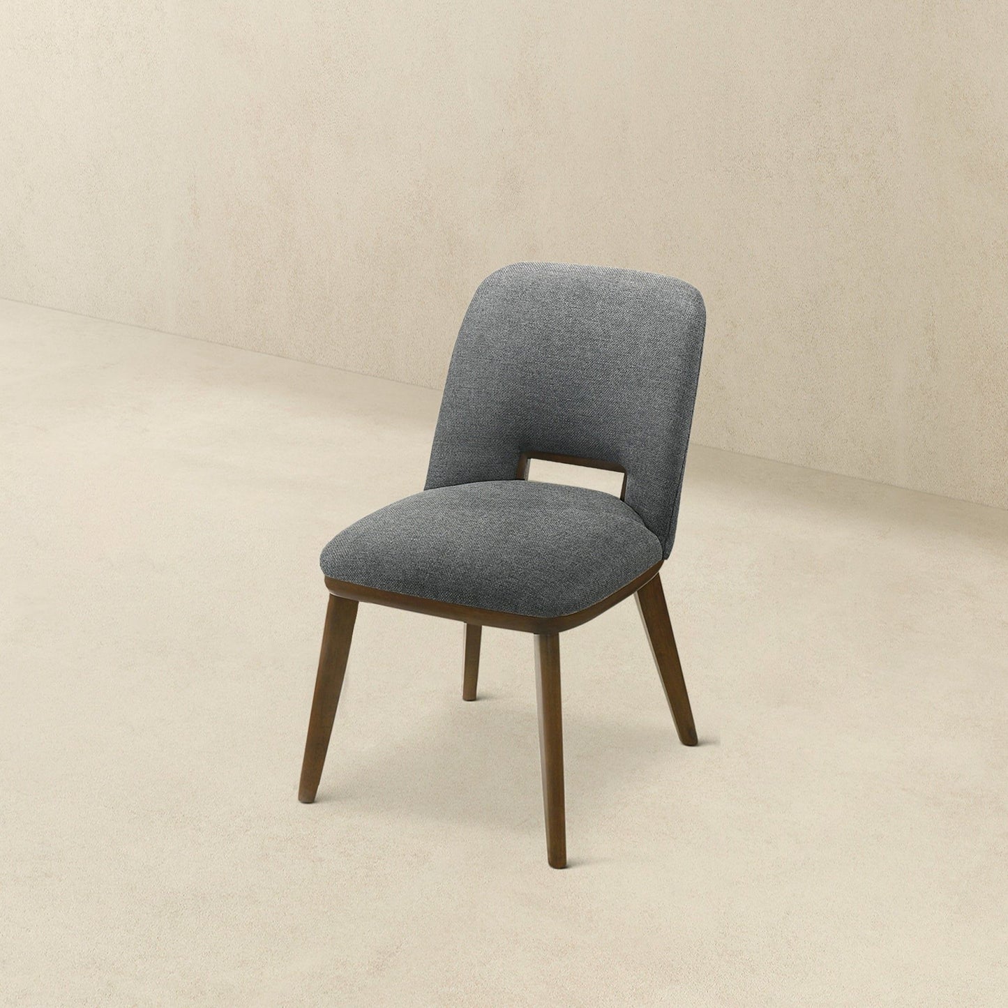 Blake - Dining Chair (Set of 2) - Brown / Dark Gray
