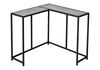 Corner Accent Console Table For Entryway, Contemporary Stylish - Gray