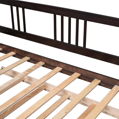 Twin Size DayBed With Twin Size Trundle - Espresso