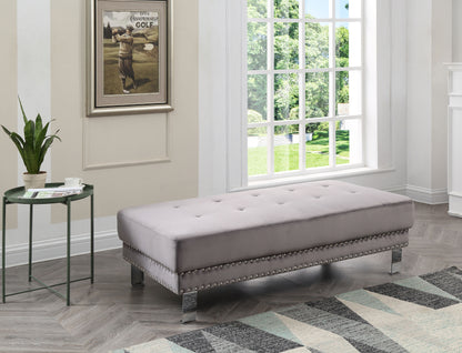 Ottoman For Contemporary Homes - Gray