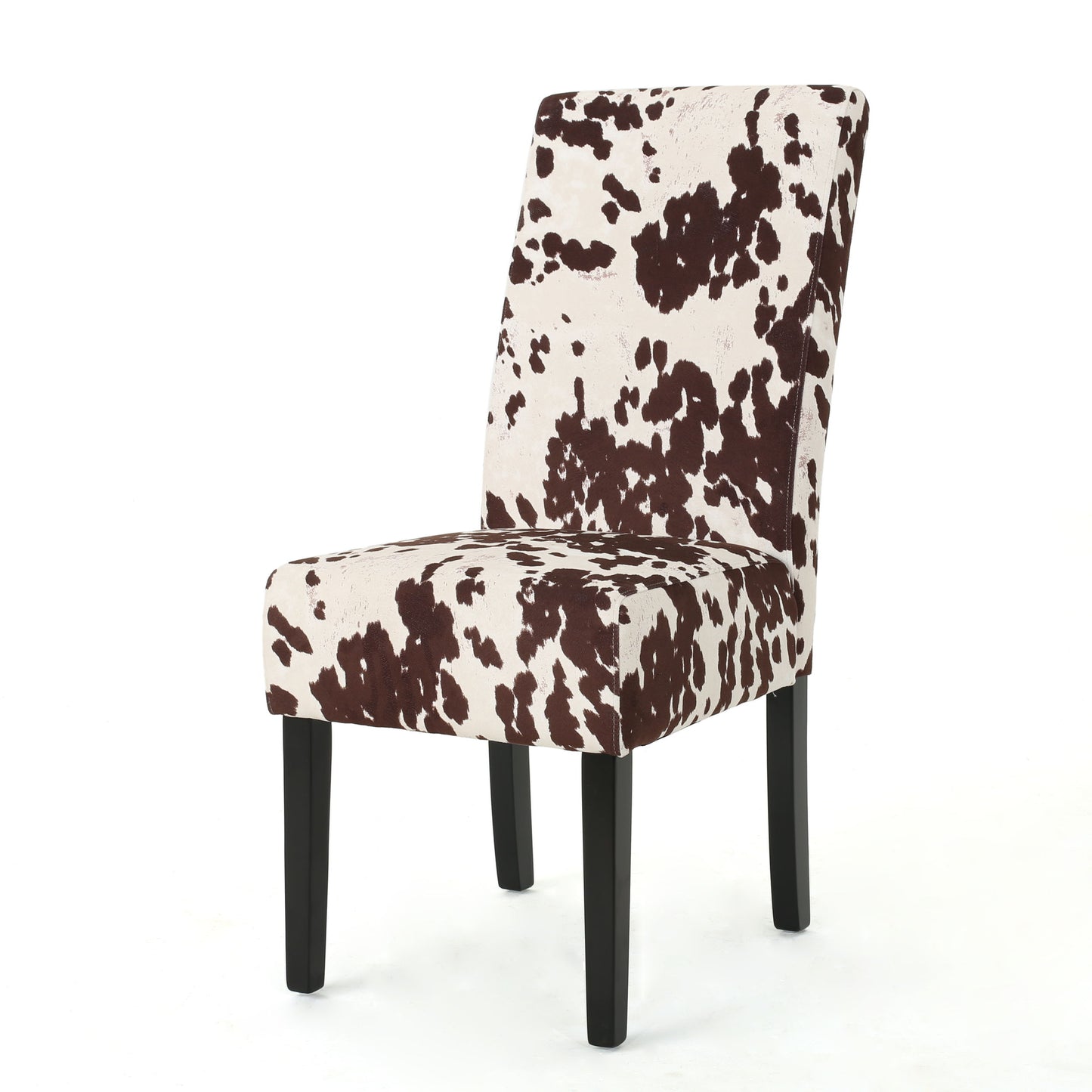 Modern Velvet Dining Chair (Set of 2) With Armless Design - Beige