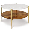 Wagner - Coffee Table - White / Natural