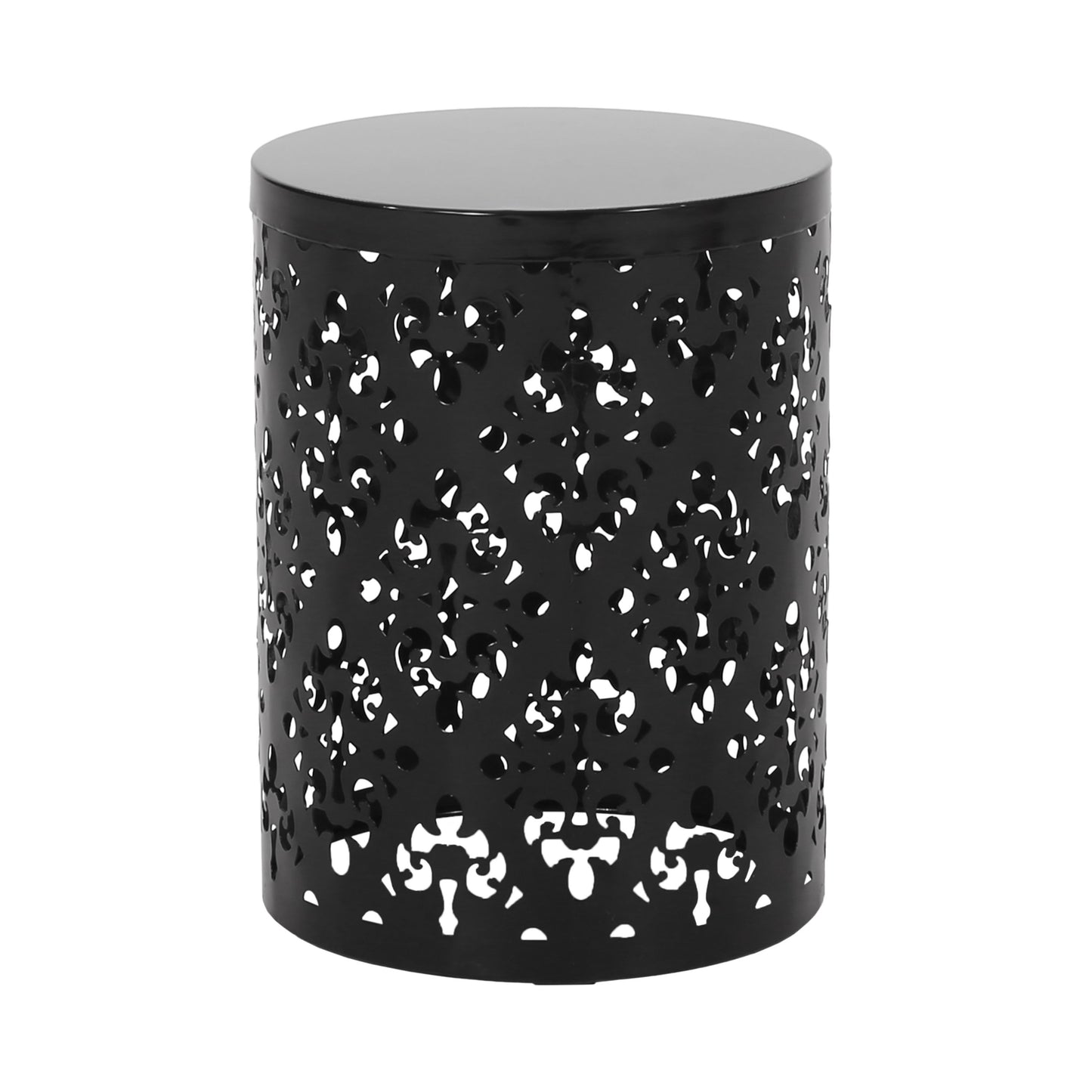 Outdoor Metal, End Table Large - Black