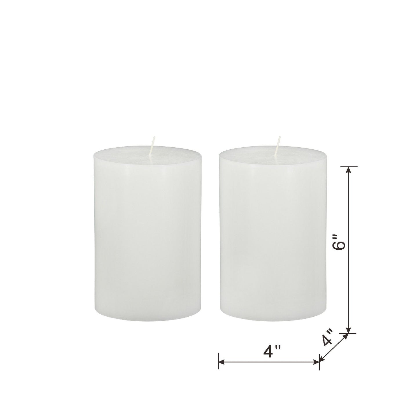 Unscented Soy Wax Candle (Set of 2) - White