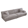 Modern 2291-G Sofa, Comfortable Cloud Sofa, Soft Plush Corduroy Interior With Square Armrests, Living Room Or Bedroom - Gray