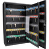 200 Key Adjustable Key Cabinet With Key Lock - Black
