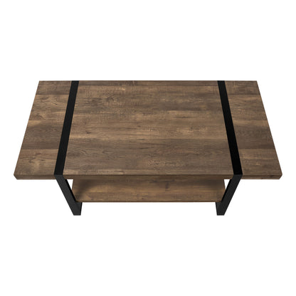 Coffee Table, Accent, Cocktail, Rectangular, Living Room, Contemporary, Modern - Brown