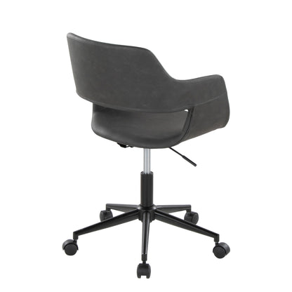 Margarite - Contemporary Task Chair - Black / Gray