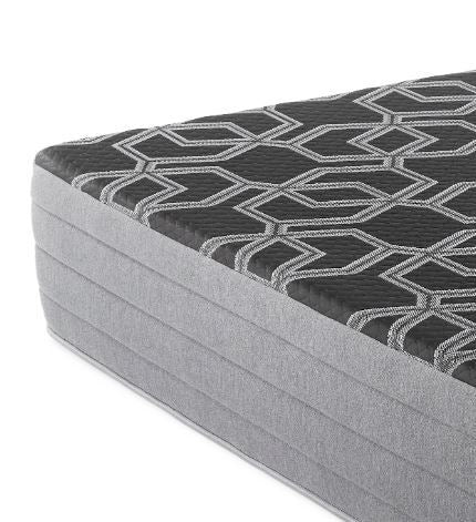 10" Twin Smooth Top Foam, Lux Firm Mattress - Black