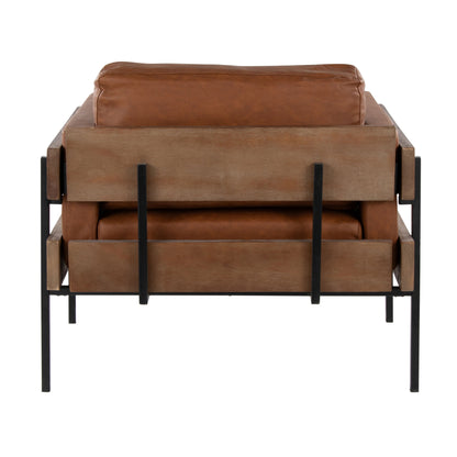 Kari - Farmhouse Chair - Black / Brown / Camel