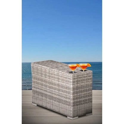 Outdoor Side Table - Brown