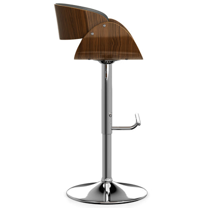 Amery - Adjustable Swivel Bar Stool - Charcoal Gray
