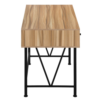 Computer Desk For Home Office, Laptop, Storage Drawers, Transitional, Elegant Design - Brown