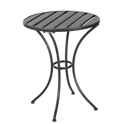 Yearn - 3 Piece Bistro Set With Table And 2 Chairs - Black