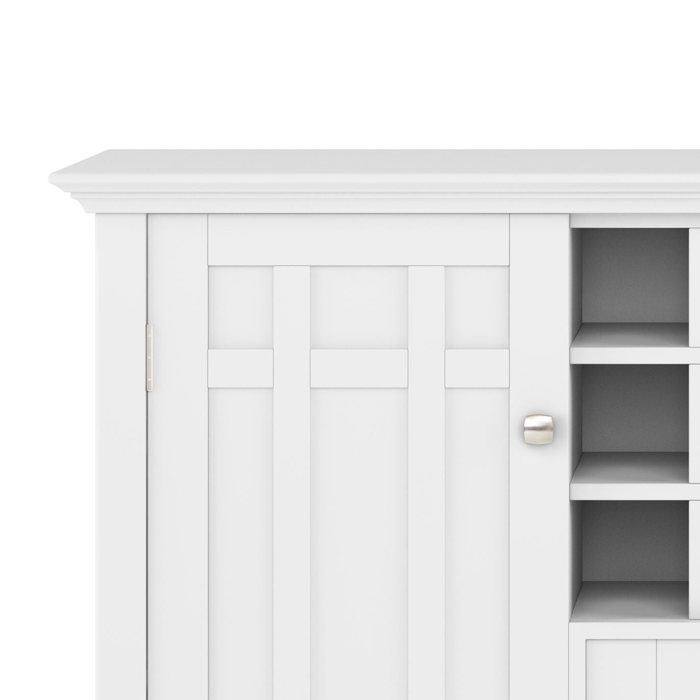 Bedford - Sideboard Buffet And Wine Rack - White