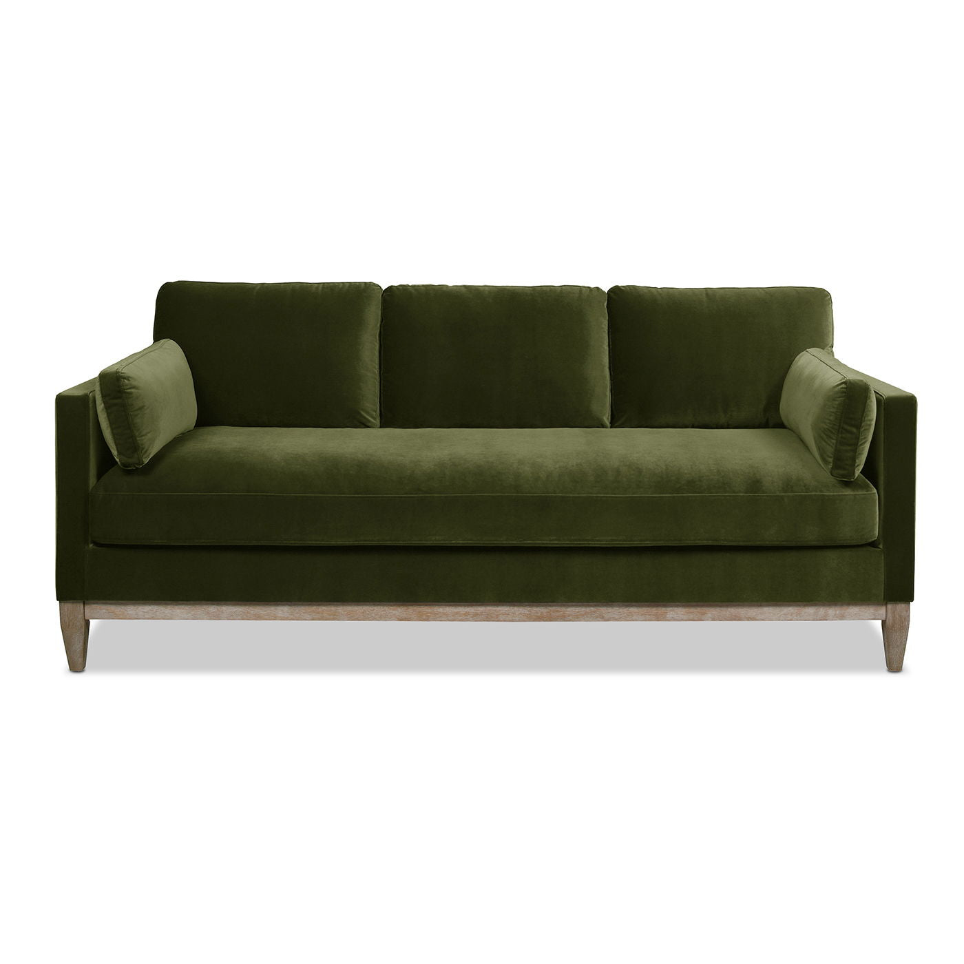 Knox - Modern Farmhouse Sofa - Olive Green