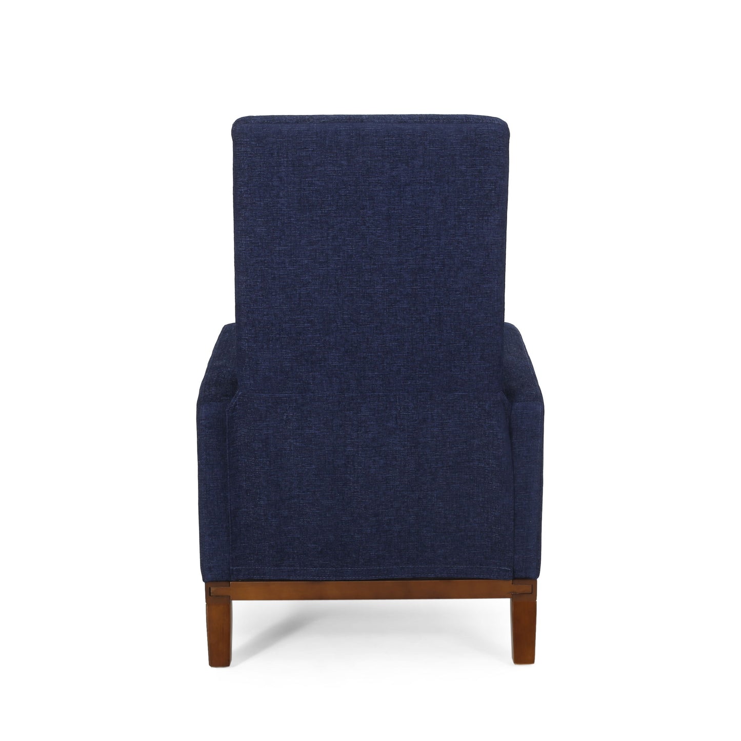 Wide Hand Manual Club Recliner - Navy Blue