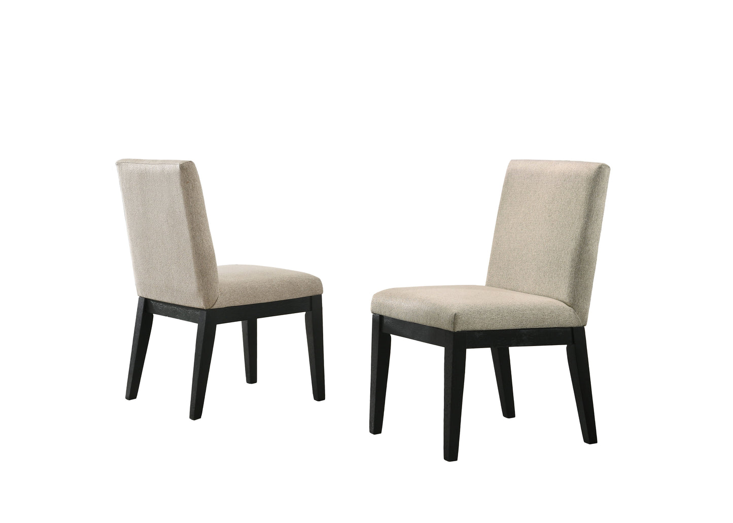 Jasper - Contemporary Fabric Dining Chair (Set of 2) - Beige